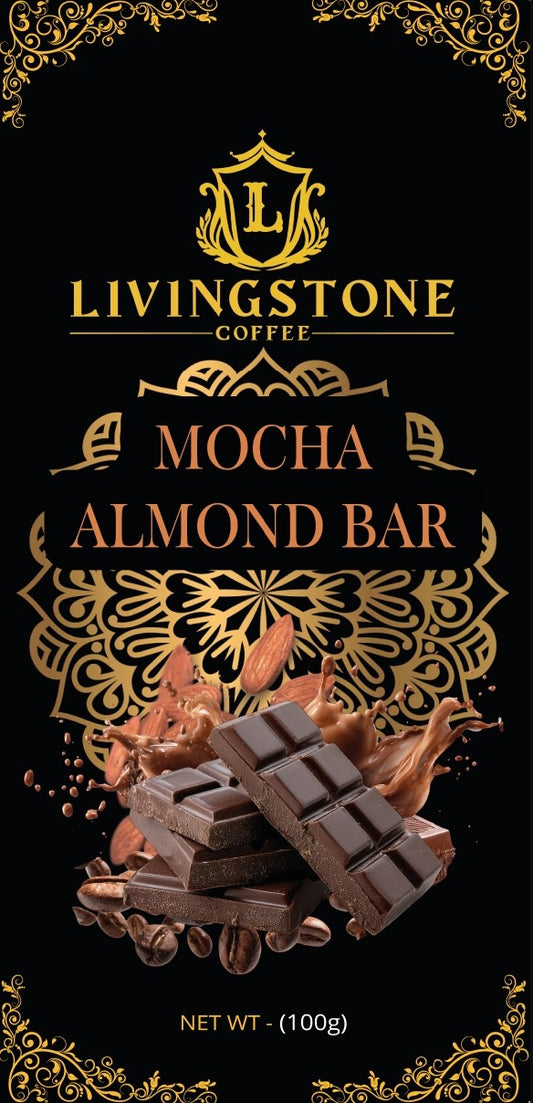 Premium Mocha Almond Chocolate Bar