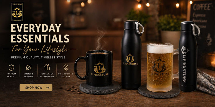 Buy Accessories Online in India | Mugs, Bottles & Lifestyle Products | Livingstone Store