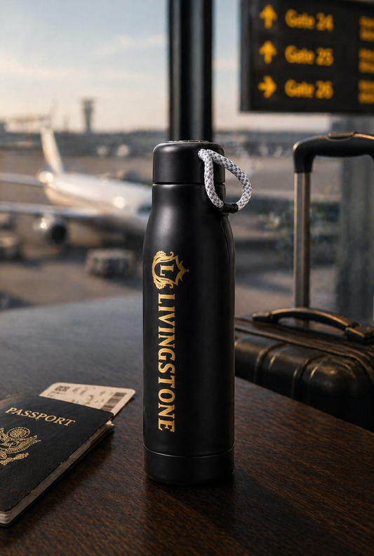 Livingstone Gold Coffee Bottle | Stainless Steel Thermal Flask