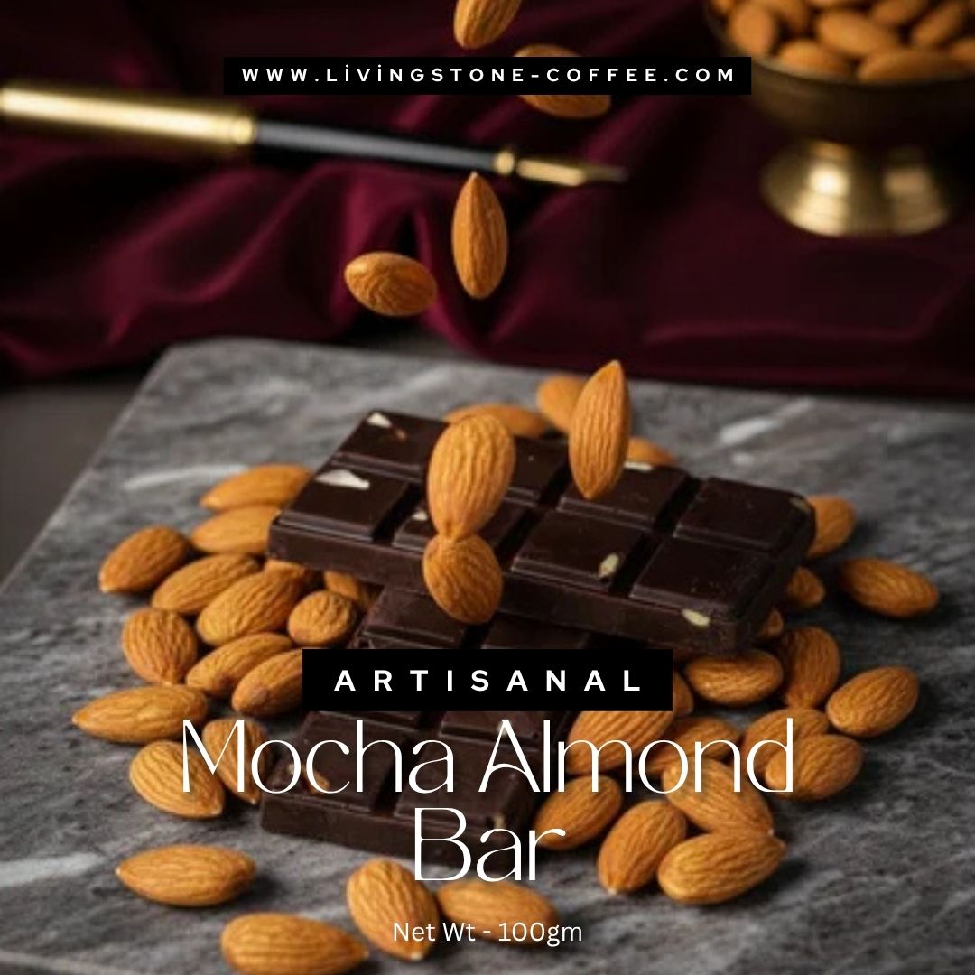 Premium Mocha Almond Chocolate Bar